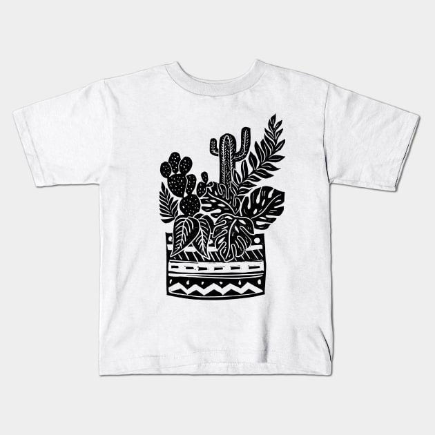 Botanical Pot Kids T-Shirt by BiancaGreen